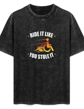 Funny Wheelchair Walking Disability Carer Gift T-Shirt Sporty Breathable Short Sleeve T-Shirt - Aliexpress - FashionsVida