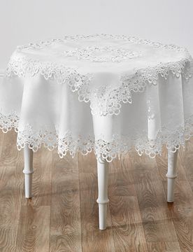 Tischdecke "Spitze", Ø 160 cm Eldo