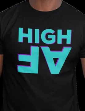 A-High AF | Mens Tshirt | Weed Tshirt | Funny Tshirt | Funny Pot Shirt, Cannabis Tshirt | shirt | Funny Weed Shirt | We - Aliexpress - FashionsVida