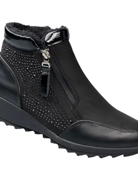 Stiefelette „Rita" schwarz 42 Damen - wonderwalk - FashionsVida