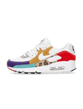 Scarpa Bassa Donna W Air Max 90 Se White/white/light Curry/habanero Red - Nike - FashionsVida