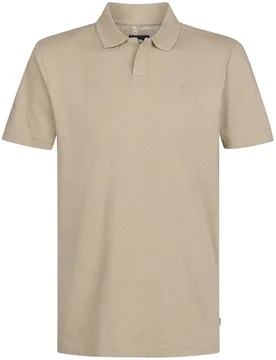 Polo à Manches Courtes M-1060-pol915 Light Tan XL - Petrol industries - FashionsVida