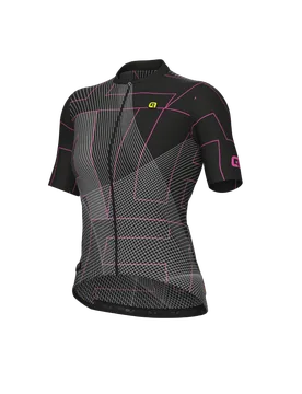 Maglia ciclismo donna SYNERGY PR-E nero 2024 - ALE' - FashionsVida