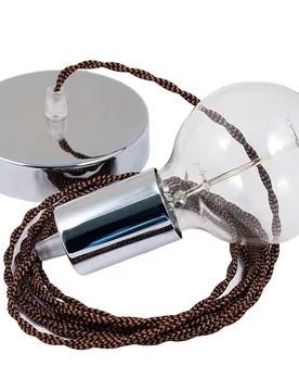 Cables Suspension Luminaire Tz22 2 M Diy Black / Whiskey / Chrome Plated One Size - Creative - FashionsVida