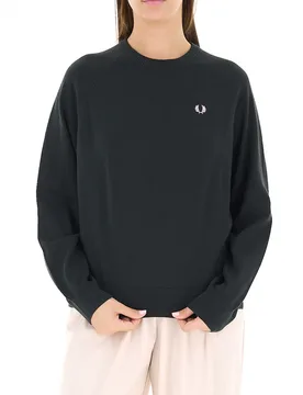 Maglia girocollo VERDE BOTTIGLIA 8 - Fred perry - FashionsVida