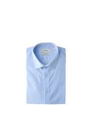Camicia in cotone AZZURRO 40