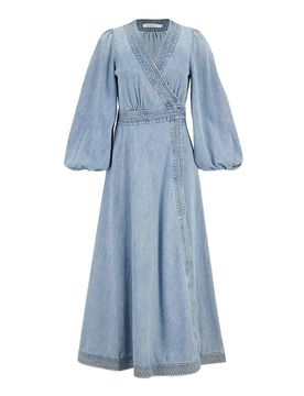 Abito midi in denim Indra