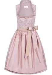 Dirndl Amaya (rosenholz, Gr. 48) von Bergfeuer Couture für Damen, 100 % Polyester