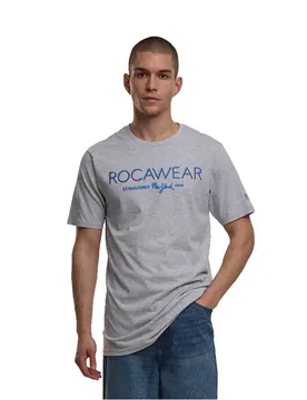 T-shirt à Manches Courtes Neon Grey Melange 2XL
