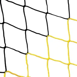 Filet De But 11-a-side Goal 4mm Black / Yellow One Size unisex