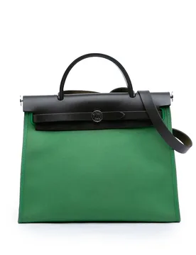 Military Toile and Vache Hunter Herbag Zip 31 - Hermès - FashionsVida