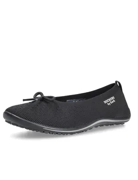 Ballerina - Barfuß Ballerina - EU38 bis EU41 - für Damen - Größe EU39 - schwarz - Frauen - female - Dockers By Gerli - FashionsVida