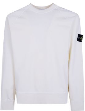 Compass Badge Cotton Crew Neck Sweatshirt