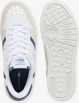 Zapatillas t-clip set de piel de hombre - Lacoste - FashionsVida