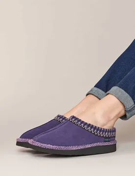 Women's 'Alaska 2' Mule Slippers in Purple Size: 5 - Purple - Size: 5 - Moshulu - FashionsVida