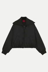 HUGO Jacke aus Satin Schwarz S