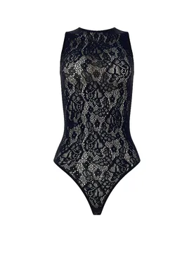 Body INFINITE ROSE NET black noir M - Wolford - FashionsVida