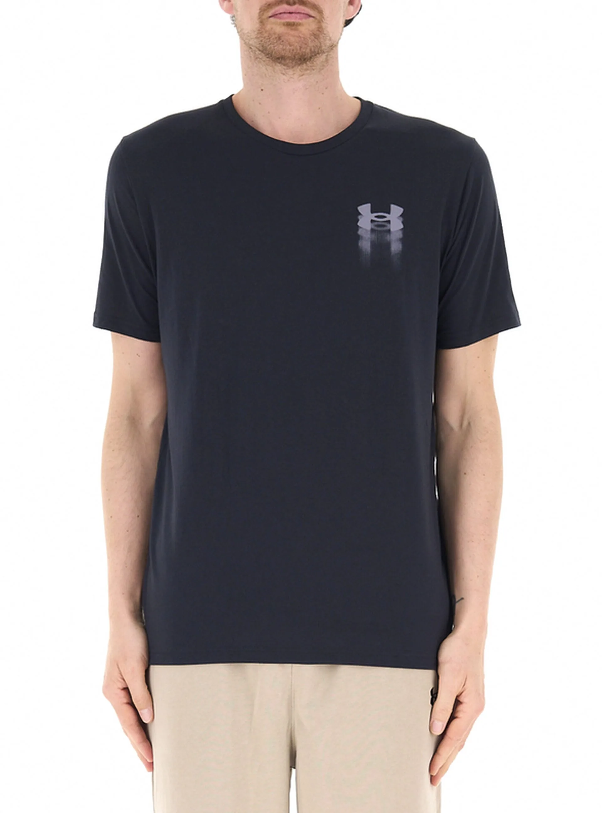T-shirt girocollo NERO SM - Under armour - FashionsVida