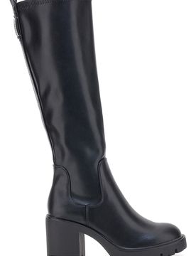 Stivali neri con platform e tacco largo Capsule BT24182023B 37