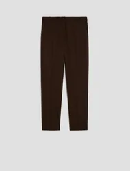 Pantalone in raso donna cioccolato
