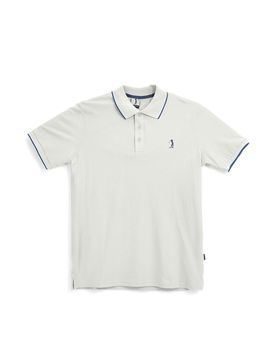 Polo Grigia con profili a contrasto e logo ricamato Us golf PO2002 M