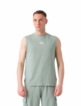 T-shirt Sans Manches Slub Dye Green L - Everlast - FashionsVida