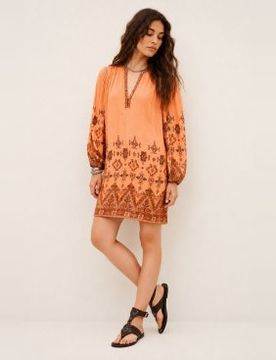 Para mujer. 1E26ZOLA Vestido Zola (34), Casual, Viscosa, Manga larga