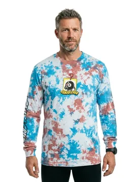 T-shirt à Manches Longues Winkowski 8ballr Comic Trip Out Tie Dye M - Santa Cruz - FashionsVida