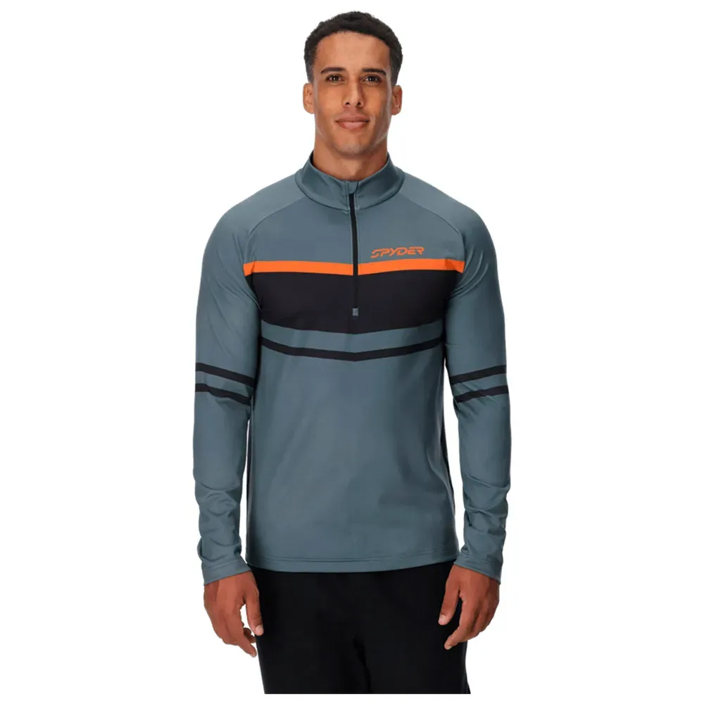 Sweat à Demi-zip Legacy Slate Blue L - Spyder - FashionsVida