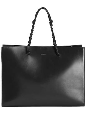 Tangle Knotted Handle Embossed Logo Tote