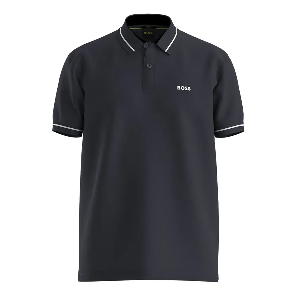 Polo A Maniche Corte Member Dark Blue M - BOSS - FashionsVida