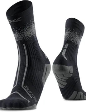 X-SOCKS® TRAILRUN TERRASKIN PERFORM CREW Unisex X Black/Rhino Grey 45-47 - X-BIONIC - FashionsVida