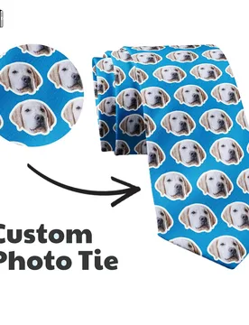 Customized Face Tie Your Picture Pet Child Personalized Funny Necktie Party Wedding Dinner Shirt Suit Accessories Gift Cosplay - Aliexpress - FashionsVida