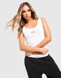 Womens Canotta - Bianco, bianco bianco Donna taglia XS