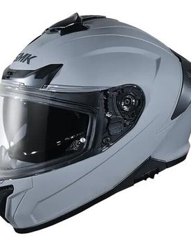 Casco Moto Integrale Typhoon Solid MA600 Grigio chiaro taglia XL
