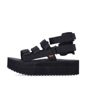 Sandalo Donna Flatform Mevia W Black