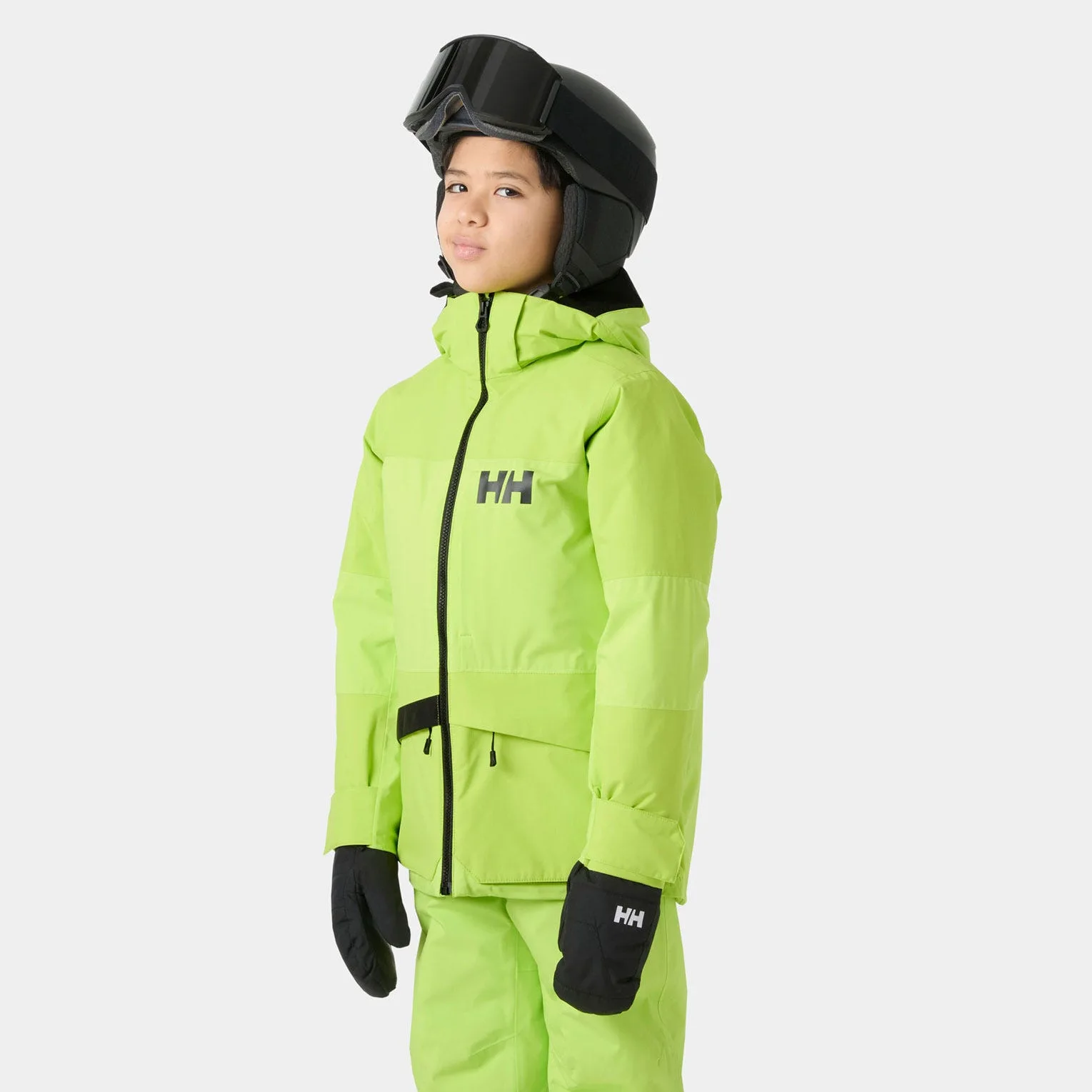 Juniors' Summit 2.0 Jacket 10 - Luminous Gr - Male - Helly Hansen - FashionsVida