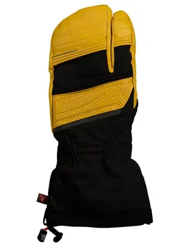 Moufles Heat 8.0 Finger Cap Black / Yellow L Homme