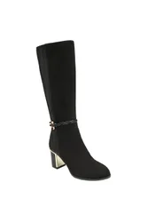 Women's 'Wynter' Textile Knee-High Boots in Black Size: 6 - Black - Size: 6