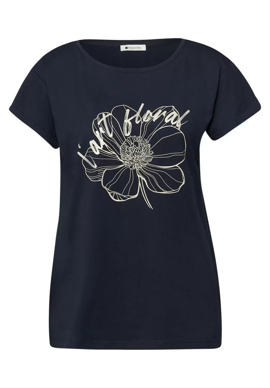 Flower artwork shirt female - 34 - FashionsVida