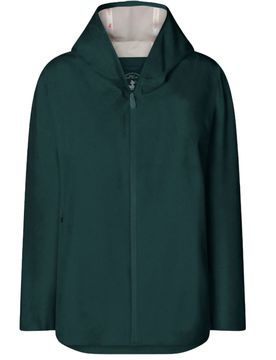 Giubbotto lungo con cappuccio Donna DAWA Salamander Green