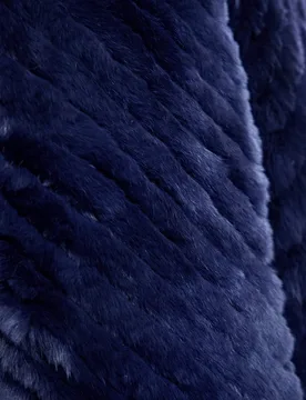 Chaleco de pelo de mujer de rex tricotado con cremallera - Maximilian - FashionsVida