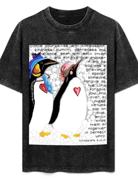 Clothe Yourselves with Compassion T-Shirt Halloween Casual T-Shirt - Aliexpress - FashionsVida