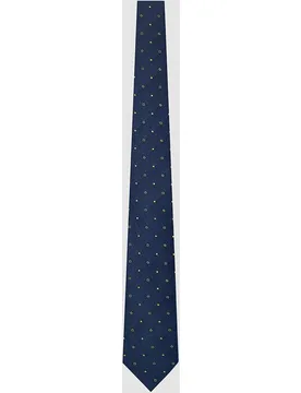 Corbata de hombre de seda con jacquard geométrico - Roberto Verino - FashionsVida