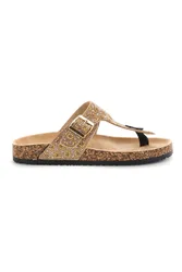 Ciabatte infradito Oro con strass 15612 38