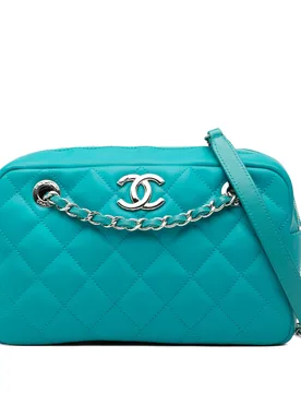 Medium CC Quilted Rubberized Lambskin Coco Rain Camera Bag - Chanel - FashionsVida