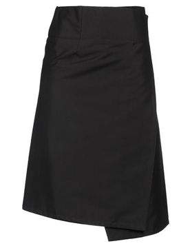 Falda midi Mujer Negro 38 Mujer