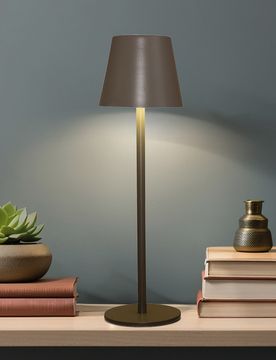 LED Tischleuchte 36 cm Mattgrau