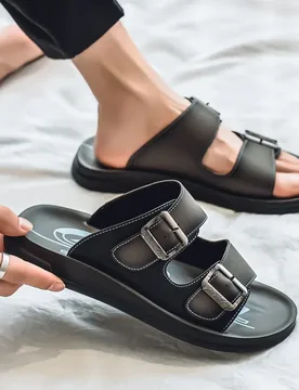 Summer Slippers for Men Fashion Casual Sport Sandals Outdoor Non Slip Flat Sandals for Men Beach Cool Slipper Chanclas De Hombre - Aliexpress - FashionsVida