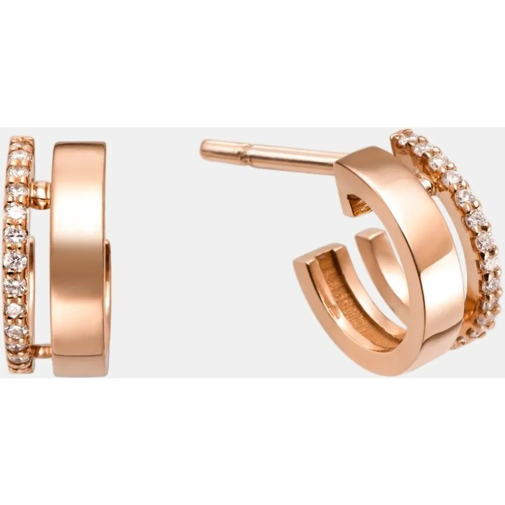 Gold & Roses - Pendientes de oro y diamantes - Gold & Roses - FashionsVida